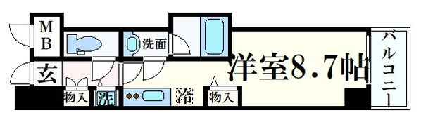 J-cubeKOBEの物件間取画像